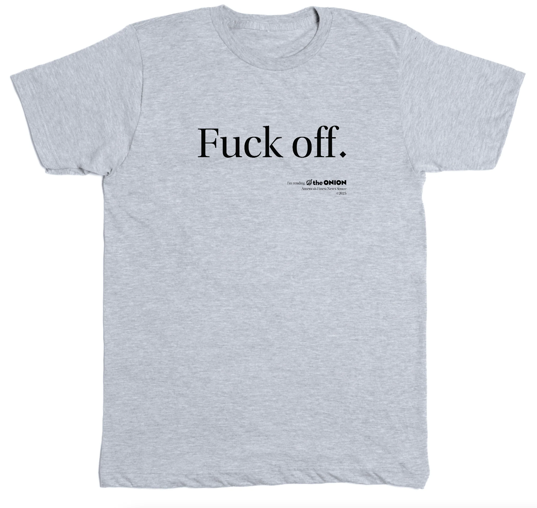 'Fuck Off. I'm Reading 'The Onion'' Vintage T-Shirt - Image 2