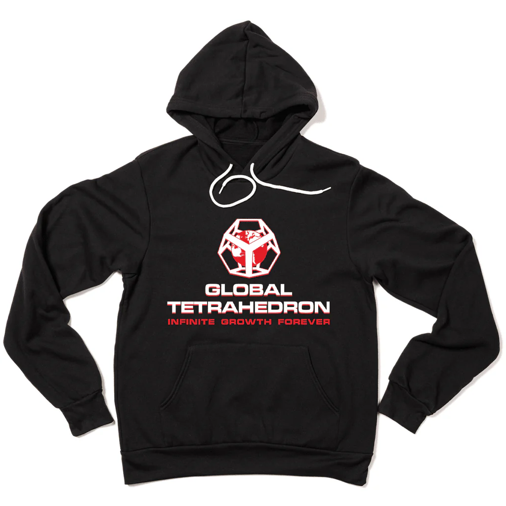 Global Tetrahedron: Infinite Growth Forever Hoodie - Image 2