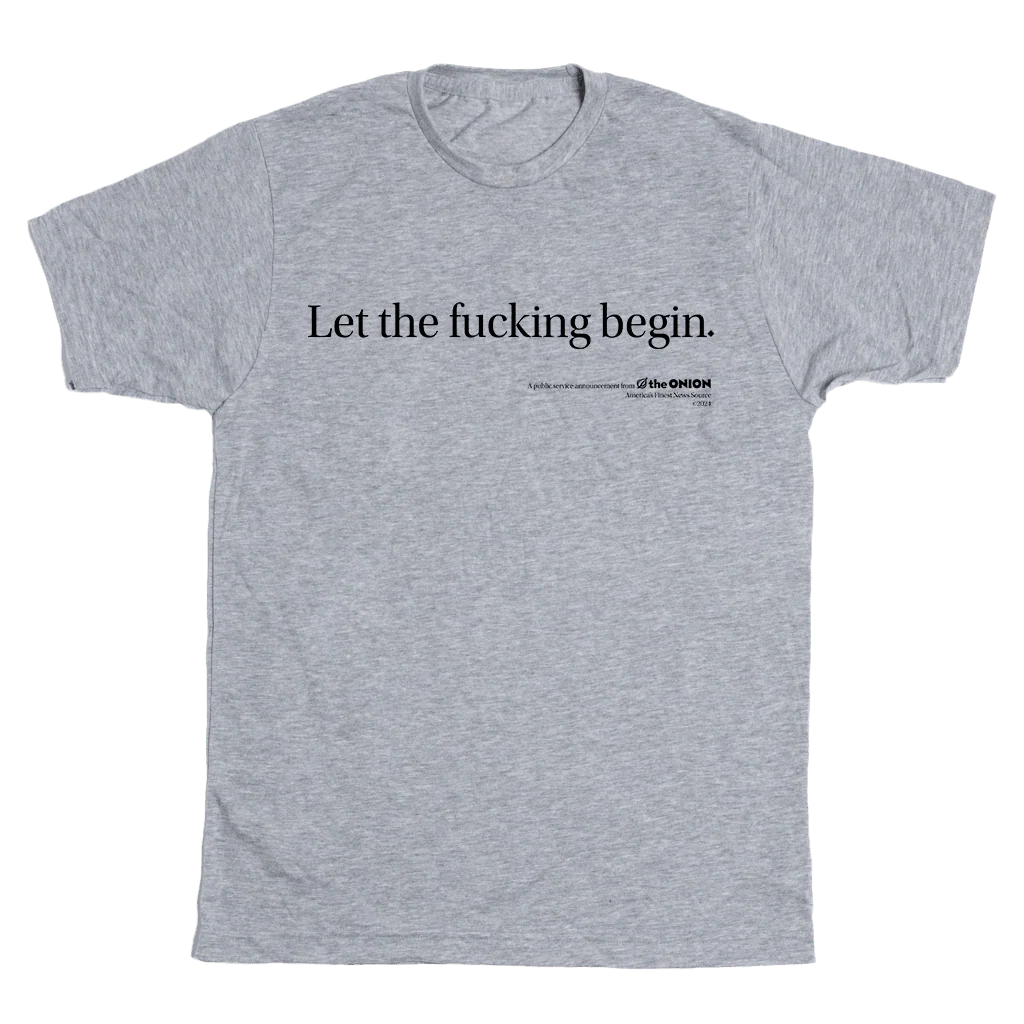 'Let The Fucking Begin' Vintage T-Shirt - Image 2